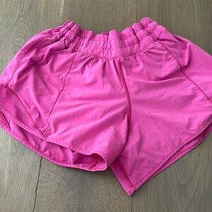Sonic Pink lululemon shorts